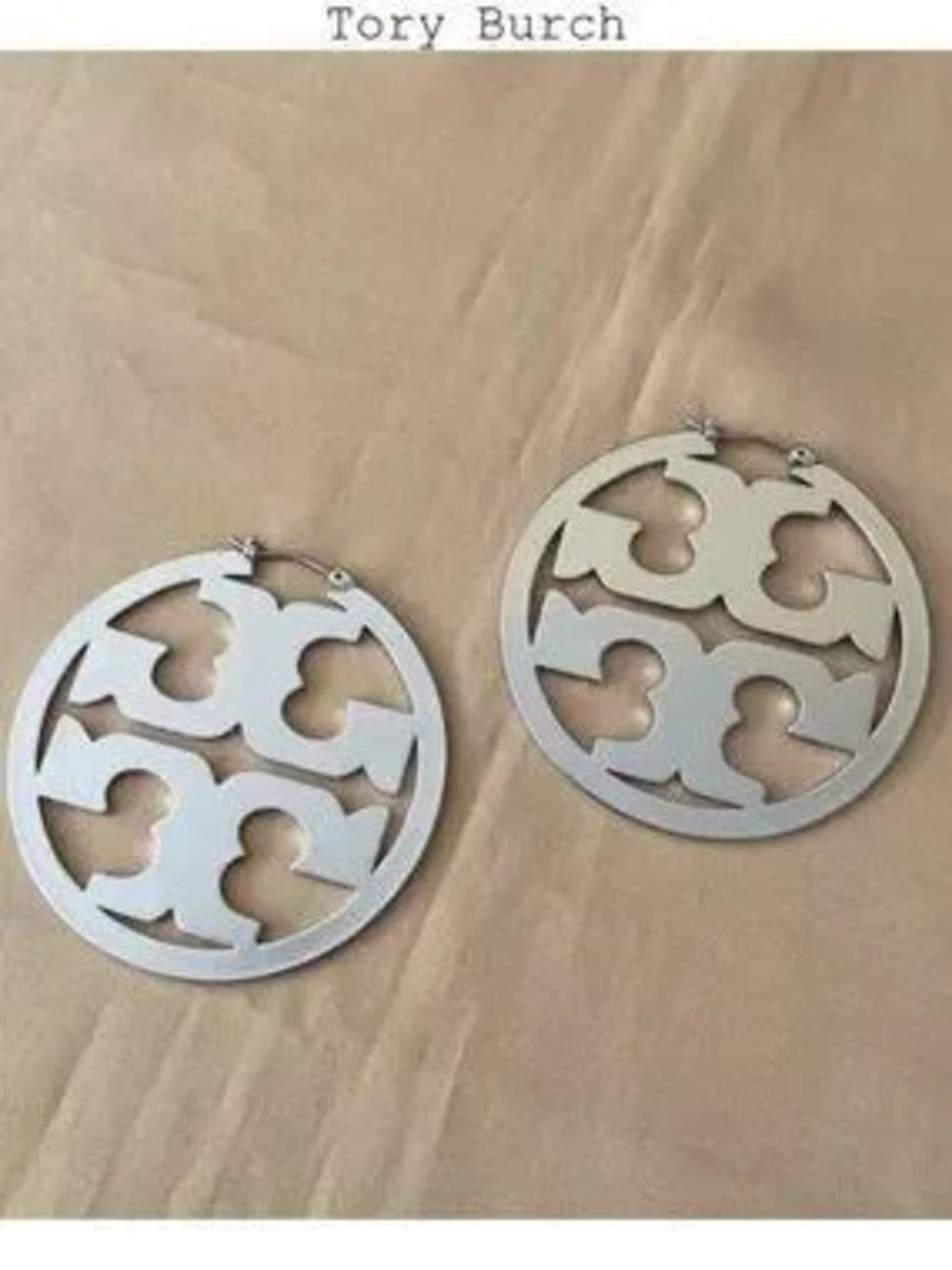 Tory Burch Silver hoop earrings
